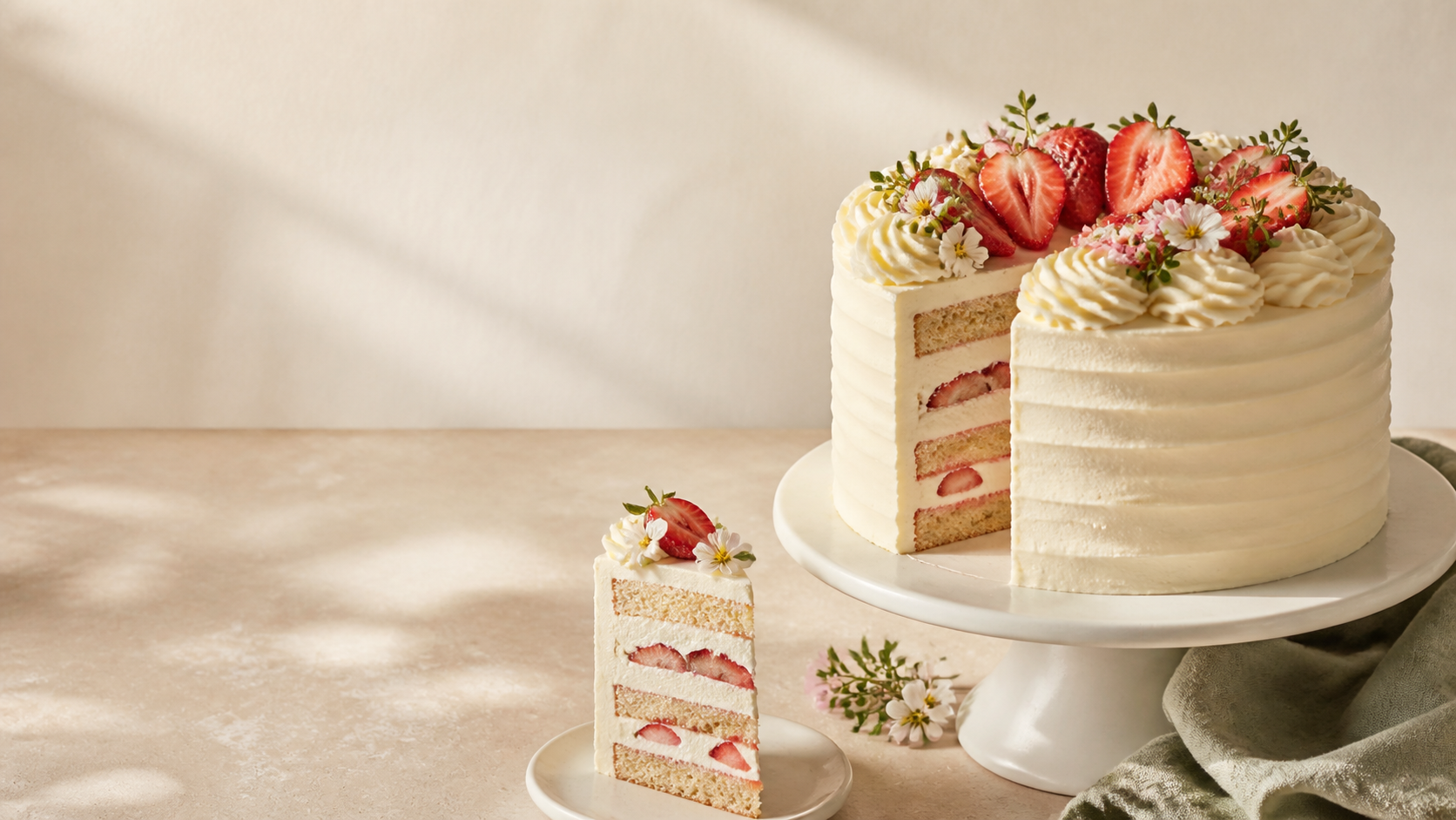 EVERCAKE strawberry cake