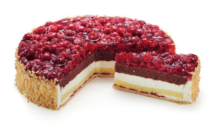 Frambozen-roomkaasgâteau
